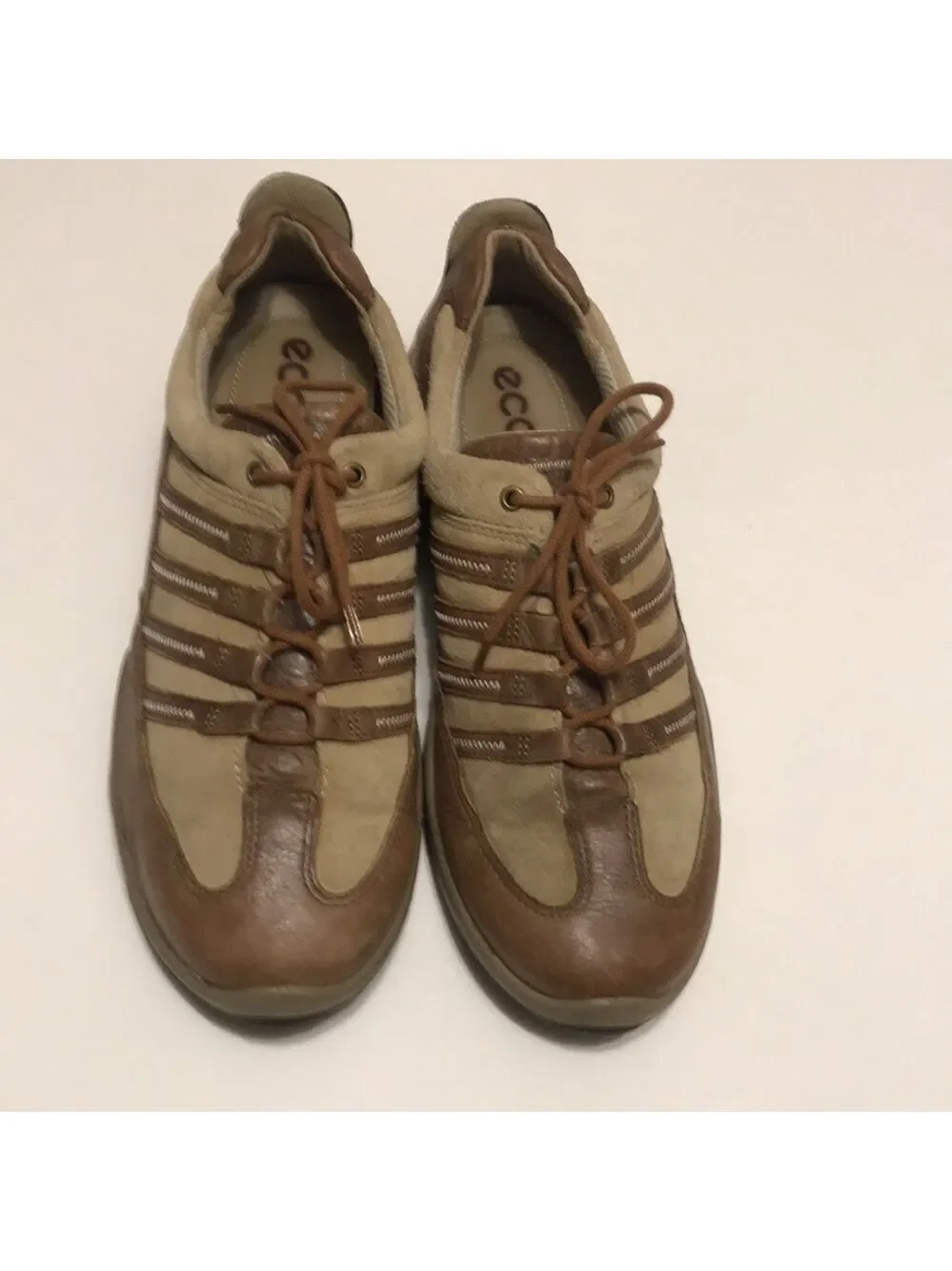 Men’s Ecco Suede/Leather Walking Shoe Size 40